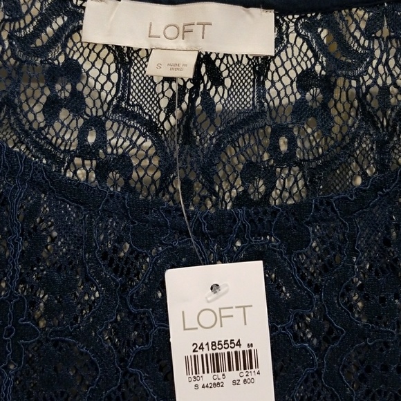NWT LOFT lace top - Picture 2 of 5